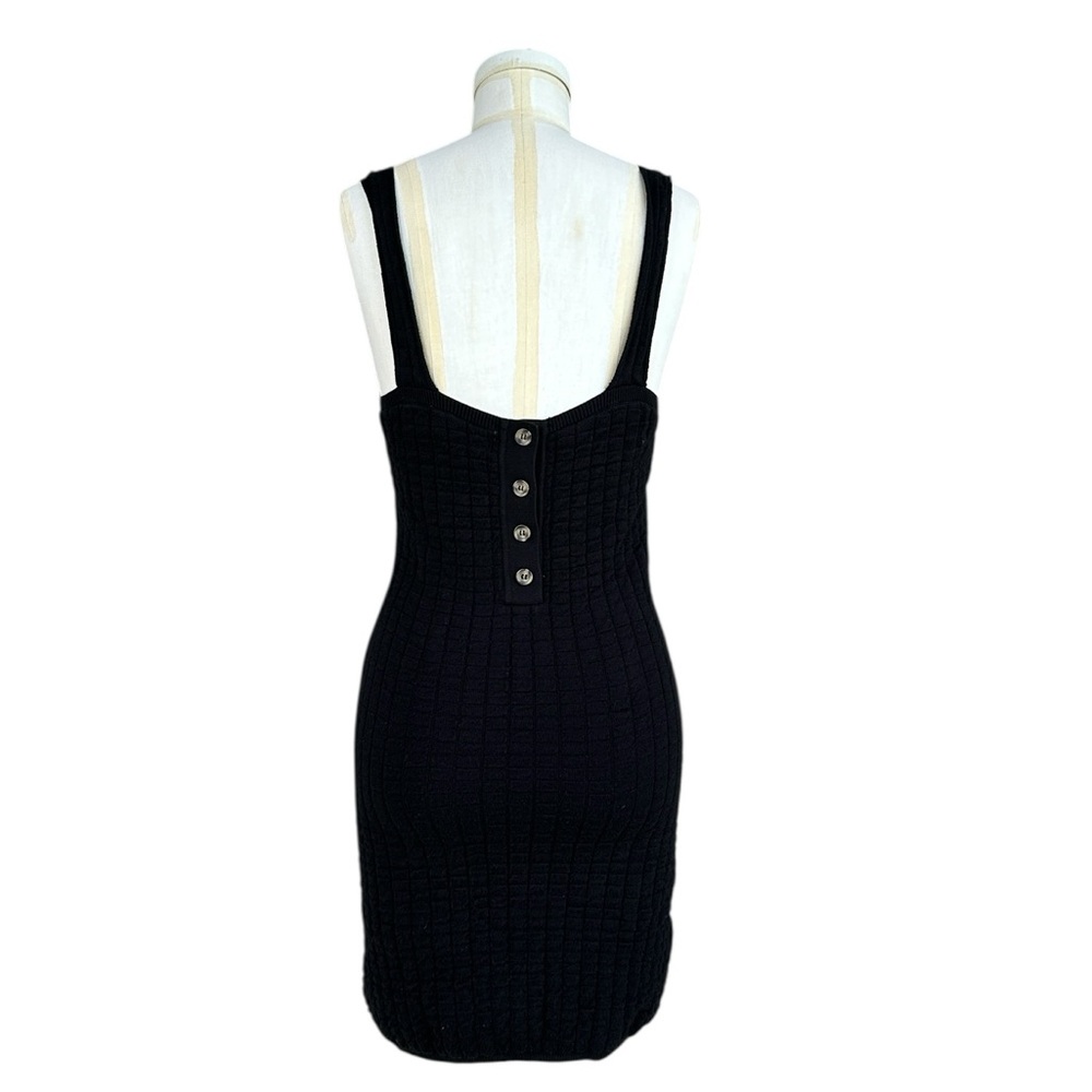 Free People Beach Short and Sweet Mini‎ Dress Black Textured Beach Dress Size XS - Picture 5 of 10